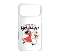 Custodia per iPhone 17 Pro Max Dancing into the Holidays Principessa Pupazzo di neve Regalo Uomo Donna