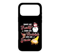 Custodia per iPhone 17 Pro Max Danza come gelo brillare come Rudolph Amore come Gesù Natale
