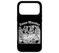 Custodia per iPhone 17 Pro Max Danza della morte, Danse Macabre Creepy Scheletro Medievale