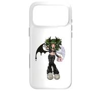 Custodia per iPhone 17 Pro Max Dark Angel Demon Emo Baddie Grunge Y2K Gothic Nursecore