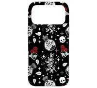 Custodia per iPhone 17 Pro Max Dark Gothic Love Goth Skeleton and Roses