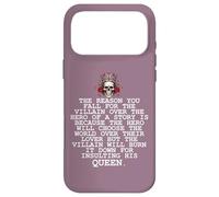 Custodia per iPhone 17 Pro Max Dark Romance Merch In My Villain Era Falling for the Villain