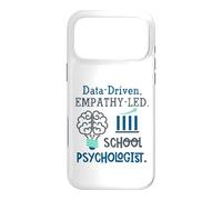 Custodia per iPhone 17 Pro Max Data-Driven Empathy-Led School Psychologist Brain Graphic