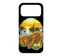 Custodia per iPhone 17 Pro Max Dawn Harbor Boat Silhouette Art