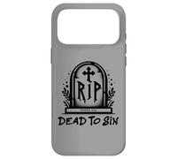 Custodia per iPhone 17 Pro Max Dead to Sin - Romans 6:11 Christian Faith Graffiti