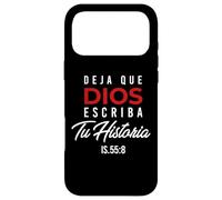 Custodia per iPhone 17 Pro Max Deja Que Dios Escriba Tu Historia Versículos de la Biblia