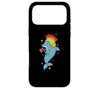 Custodia per iPhone 17 Pro Max Delfino con Crista e Casco Bush Knight