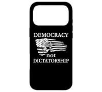 Custodia per iPhone 17 Pro Max Democracy Not Dictatorship Flag No Dictators Fight Democracy