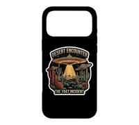 Custodia per iPhone 17 Pro Max Deserto Incontro Il 1947 Incidente Vintage Alien Amante UFO