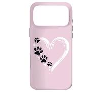 Custodia per iPhone 17 Pro Max Design Cuore Amante dei Cani - A Passeggio col Cane