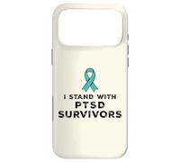 Custodia per iPhone 17 Pro Max Design di supporto per la sensibilizzazione dei sopravvissuti al disturbo da stress post-traumatico I Stand With