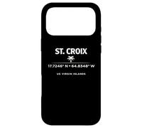 Custodia per iPhone 17 Pro Max Design di viaggio coordinato St Croix USVI