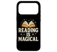 Custodia per iPhone 17 Pro Max Design divertente per amanti dei libri "Reading Is Magic"