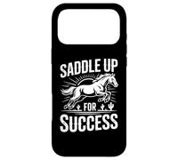 Custodia per iPhone 17 Pro Max Design ispirato a Saddle Up For Success Horse Rider
