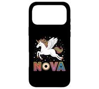 Custodia per iPhone 17 Pro Max Design magico Nova Unicorn Girl Nome