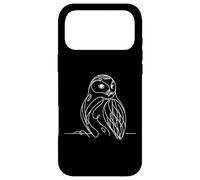 Custodia per iPhone 17 Pro Max Design minimalista con gufo innevato