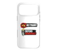 Custodia per iPhone 17 Pro Max Design "No Tyranny Defend Democracy Freedom"