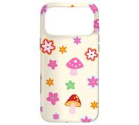 Custodia per iPhone 17 Pro Max Design retrò a forma di fungo con fiori e cottagecore