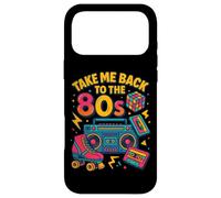 Custodia per iPhone 17 Pro Max Design retrò con scritta "Take Me Back to the 80s"