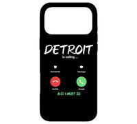 Custodia per iPhone 17 Pro Max Detroit sta chiamando e devo andare in viaggio nel Michigan