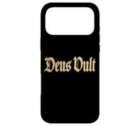Custodia per iPhone 17 Pro Max DEUS VULT DIO VOLONTÀ IL TEMPLAR DI CAVALIERI DI FRASE LATINA