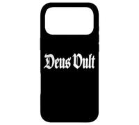 Custodia per iPhone 17 Pro Max DEUS VULT DIO VOLONTÀ IL TEMPLAR DI CAVALIERI DI FRASE LATINA