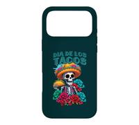 Custodia per iPhone 17 Pro Max Dia De Los Tacos Scheletro Sombrero Dia De Los Muertos Floreale