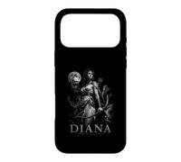 Custodia per iPhone 17 Pro Max Diana Luna e la dea Cacciatrice Romana | Mito del guerriero