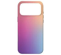 Custodia per iPhone 17 Pro Max Digital Aura Gradient Pink Orange Purple Pixel Energy Design