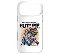 Custodia per iPhone 17 Pro Max Dino Astronaut Ancient Rex Future Fusion Art Space Explorer