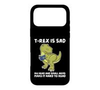 Custodia per iPhone 17 Pro Max Dinosaur Book Lover T Rex Sad Arms troppo corto per il lettore