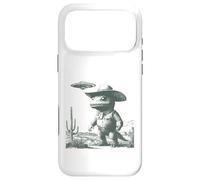 Custodia per iPhone 17 Pro Max Dinosauro Cowboy UFO Deserto Alieno Divertente Western Dino
