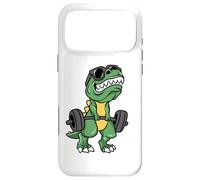 Custodia per iPhone 17 Pro Max Dinosauro T-Rex Short Arms Funny Weightlifting Dino T Rex