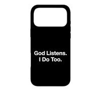 Custodia per iPhone 17 Pro Max Dio ascolta I Do Too Christian Preghiera Credente