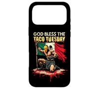 Custodia per iPhone 17 Pro Max Dio benedica il taco martedì Lucha Libre