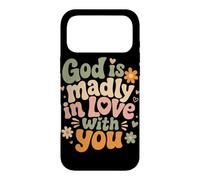 Custodia per iPhone 17 Pro Max Dio è follemente innamorato di te Fede cristiana Inspirational