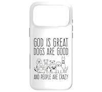 Custodia per iPhone 17 Pro Max Dio è grande, i cani sono bravi e le persone sono pazze amanti dei cani
