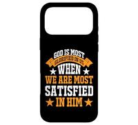 Custodia per iPhone 17 Pro Max Dio è più glorificato in noi quando siamo soddisfatti di Lui
