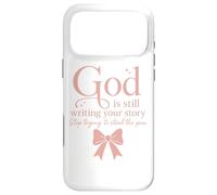 Custodia per iPhone 17 Pro Max Dio sta ancora scrivendo la tua storia, smettila di cercare di rubare la penna