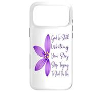 Custodia per iPhone 17 Pro Max Dio sta ancora scrivendo la tua storia Smettila di cercare di rubare la penna