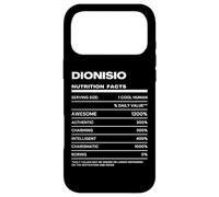Custodia per iPhone 17 Pro Max Dionisio Dichiarazione Nutrizionale Nome Divertente