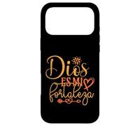 Custodia per iPhone 17 Pro Max Dios es mi fortaleza: Mi refugio seguro en la tormenta.