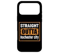 Custodia per iPhone 17 Pro Max Direttamente fuori Rochester città New York USA Vintage Humor