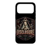 Custodia per iPhone 17 Pro Max Disclosure 2026 UFO Alien Truth Seeker UAP Design retrò