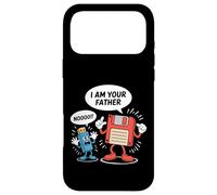 Custodia per iPhone 17 Pro Max Disco floppy USB «I Am Your Father», divertente tecnologia retrò