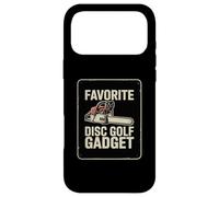 Custodia per iPhone 17 Pro Max Disco preferito Golf Gadget Motosega Joke Disc Golf