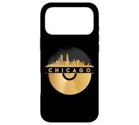 Custodia per iPhone 17 Pro Max Disco-Techno Raves DJ House-Vinyl Music Skyline-CHICAGO