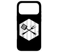 Custodia per iPhone 17 Pro Max Disegno di forchetta e cucchiaio scanalato a due punte