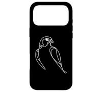 Custodia per iPhone 17 Pro Max Disegno minimalista dell'uccello di arte della linea del falco pellegrino