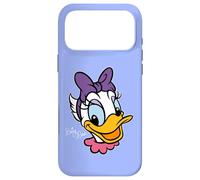 Custodia per iPhone 17 Pro Max Disney Daisy Duck Big Face Retro Character Trip Matching